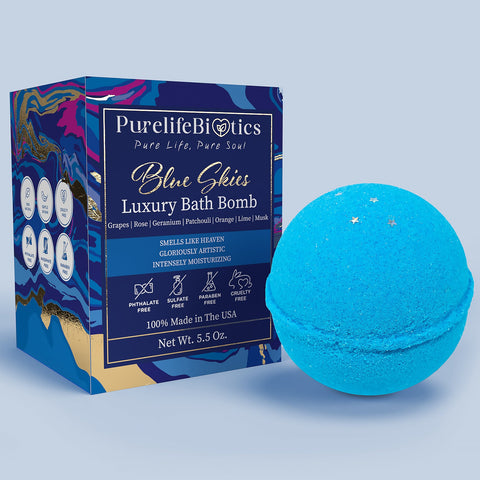 Luxury Bath Bomb Blue Skies