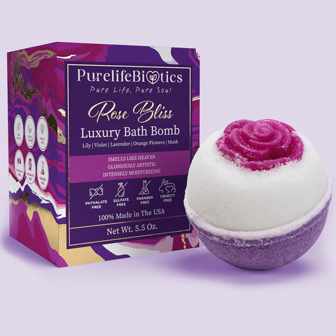 Luxury Bath Bomb Rose Bliss
